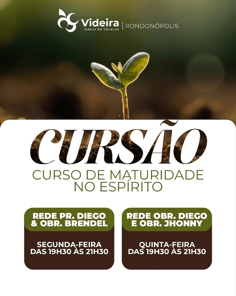 Cursão - Maturidade no Espírito